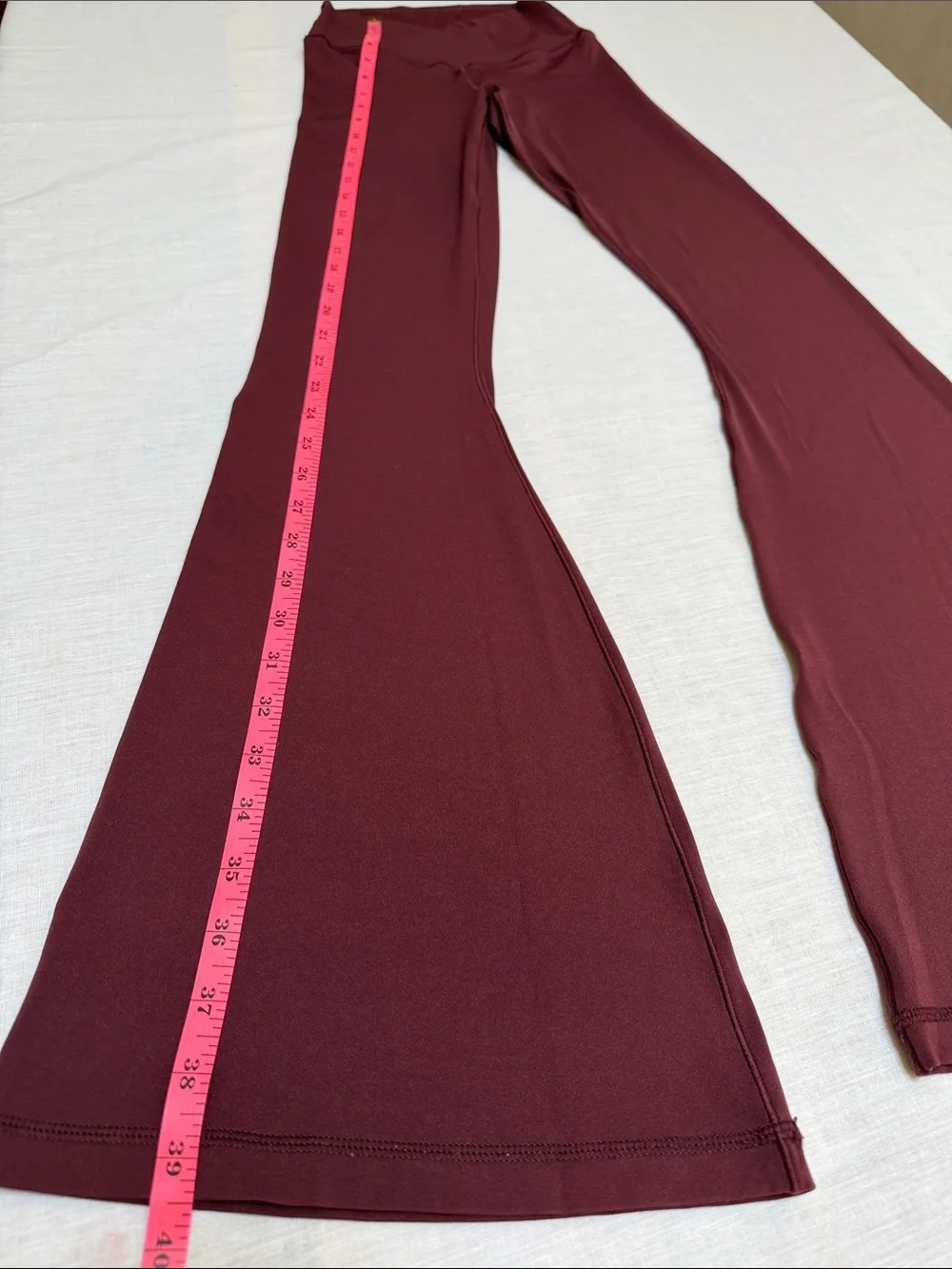 OFFLINE By Aerie Real Me Flare Hi-Rise Leggings Yoga Pants Cool Berry